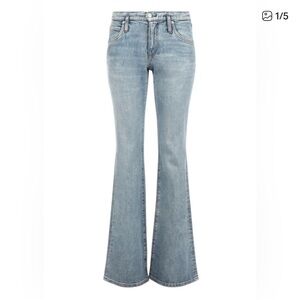 NWT Daily Blue Women’s Peace Mid-Rise Flare Leg Jeans Size 31 NWT 🎄🤶🎄